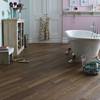 Mid Limed Oak KP96 in a lavender bathroom