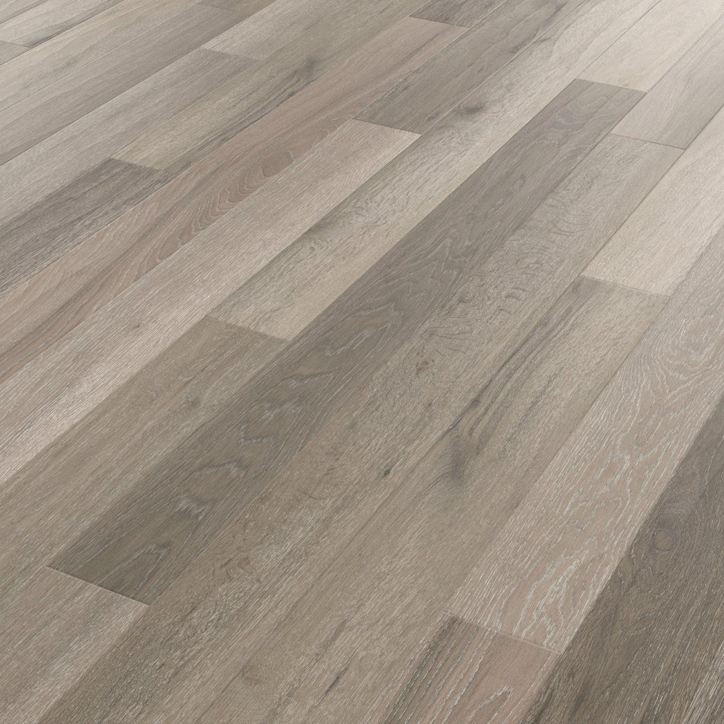 Castle Hill Ash dark grey lvt flooring laid at an angle