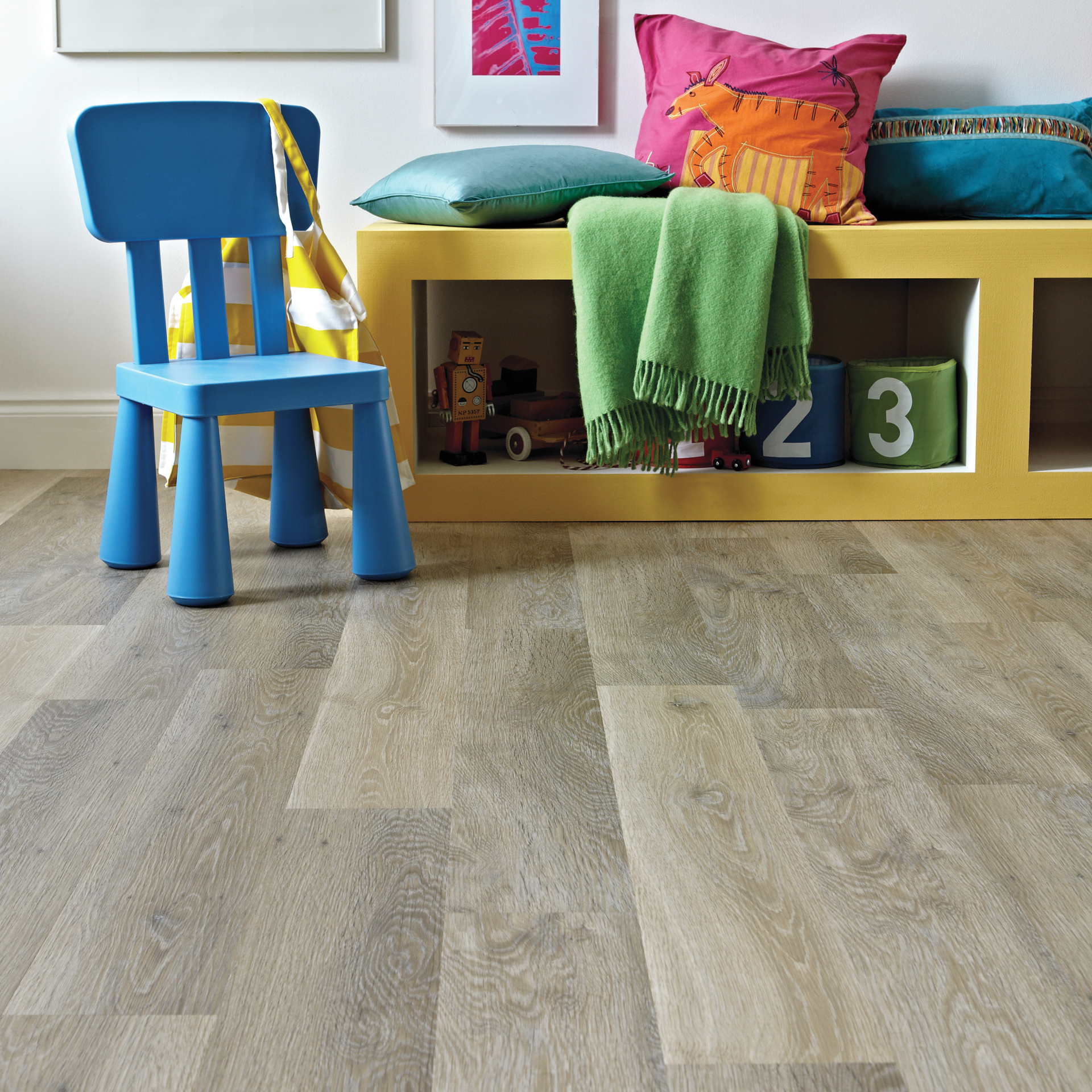 kuranhyde Knight Tile | Grey Limed Oak SCB-KP138-6 |Knight Tile Rigid Core
