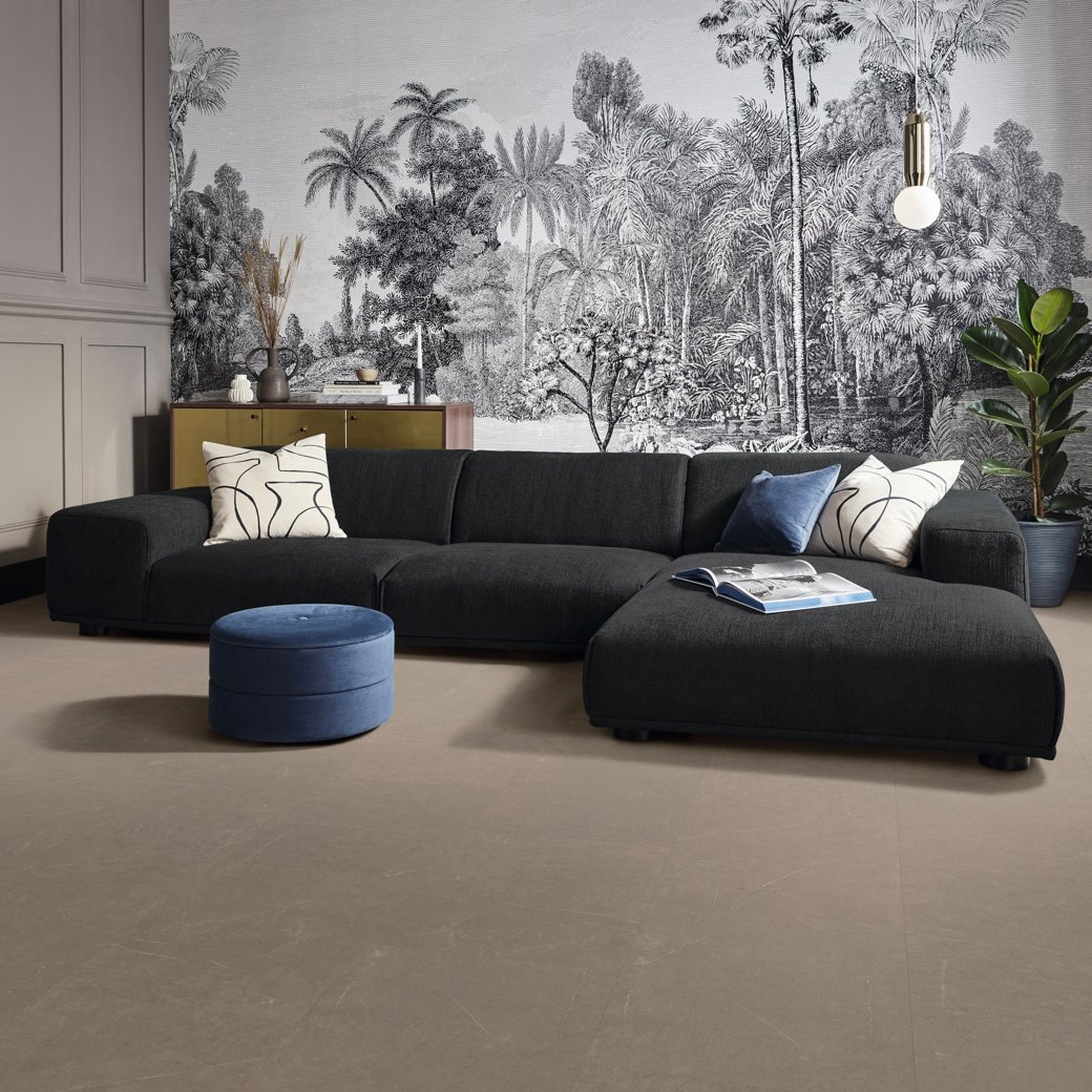 Van Gogh Bronze Castello Marble dark grey LVT flooring